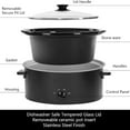 thumbnail image 1 of Slow Cooker Oval Manual Pot Food Warmer with 3 Cooking Settings, 1 of 4
