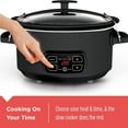 thumbnail image 1 of Slow Cooker, SCD4007, Chalkboard Exterior, Locking Lid, 3 Heat Settings, Removable Stoneware Crock, 1 of 4