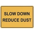 thumbnail image 1 of Slow Down Reduce Dust Sign 12X8 Inch Tin Sign Great For Garden And Yard Wall Decor, 1 of 4