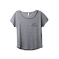 thumbnail image 1 of Slow Down Women's Fashion Slouchy Dolman T-Shirt Tee Heather Grey Small, 1 of 4