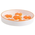 thumbnail image 1 of Slow Eating Cats Bowl Hand Drawn Flower Art Promotes Safe Feeding Slow Eating Speed Hand Painted Bowl, 1 of 8