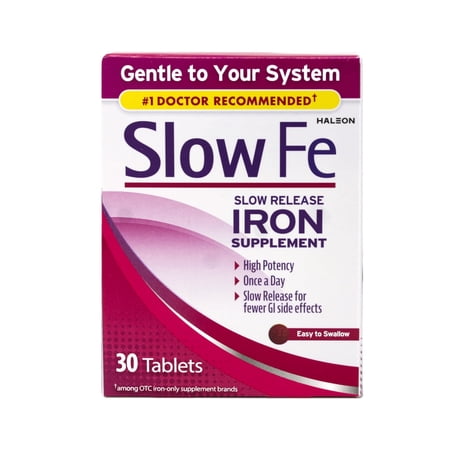 Slow FeÂ® 30-Count Slow Release Iron Supplement