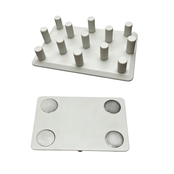 Slow Feed Bowl Insert 13 Pillar Design Non Jamming Base Compatible with Petlibro Rfid Feeder for Cats Dogs