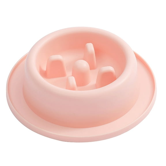 Slow Feed Plastic Dog Slow Feeding Eating Bowl Stop Puppy Bloat Eating Pet Safe Feeder Anti Skid Fun Shape