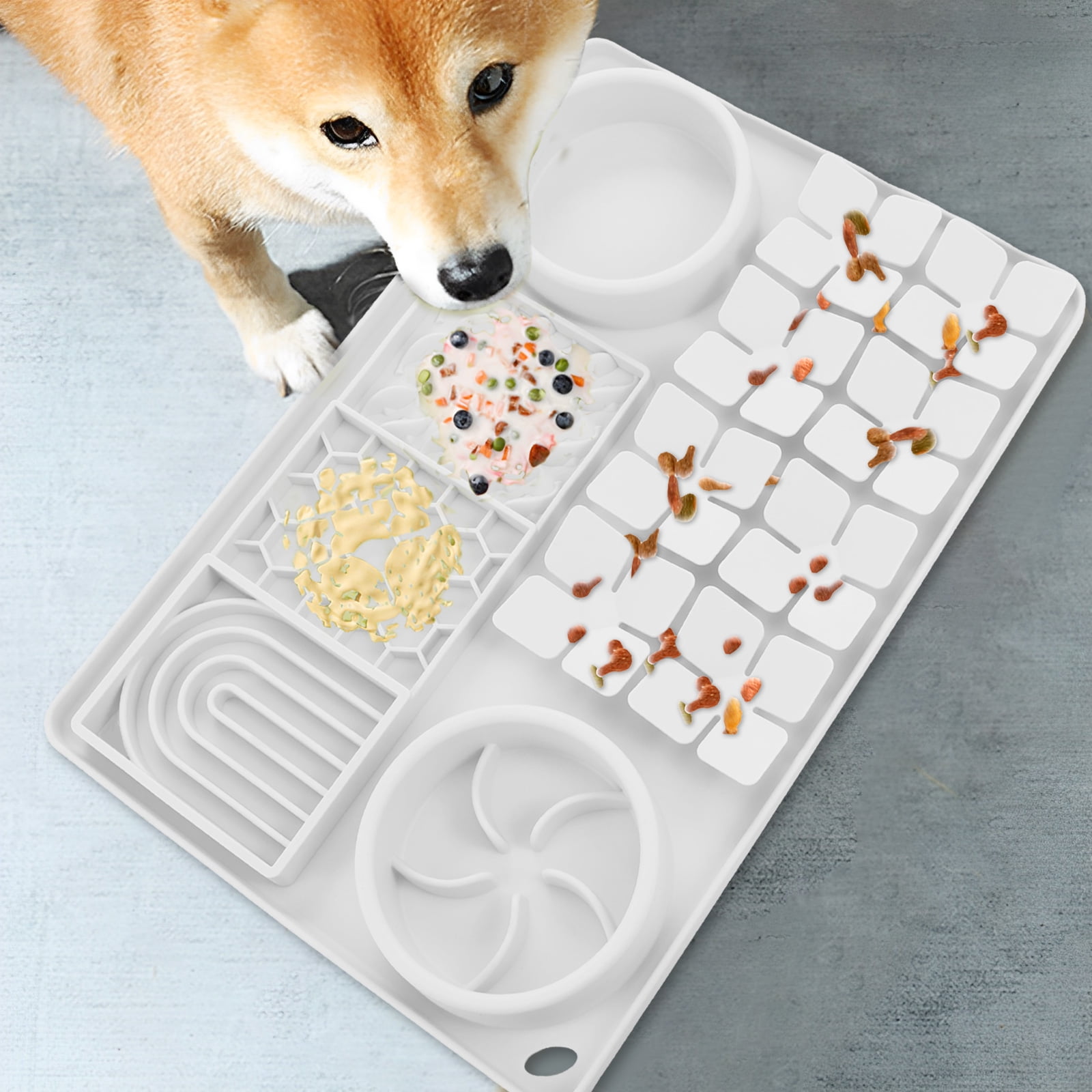 Evenco Slow Feeder Dog Bowl – 4-in-1 Silicone Lick Mat With Suction Cups | Snuffle Mat For Fast Eaters & Anxiety - View #4