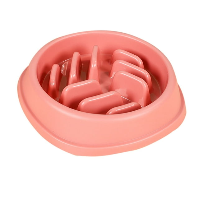 Slow Feeder Bowl Stainless Steel Cat Slow Feeder Mice Gobble Stopper