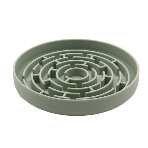 Slow Feeder Bowls Silicone Maze Food Suction Bowl Feeders Puzzle Lick Mat To Slow Down Eating For Medium Small Breed Size
