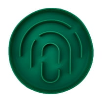 Slow Feeder Cat Bowl Silicone Pet Food Dish Gulping Round Spill Proof Design for Small Breeds Indoor Use Non Base Easy Clean