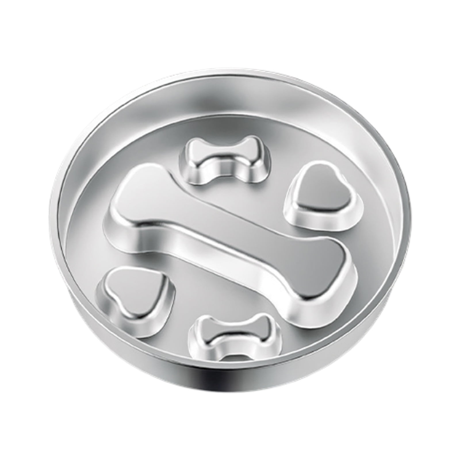 Curated visual reference: Gallery Detail: Slow Feeder Dog Bowl 304 Stainless Steel Large Double Layer