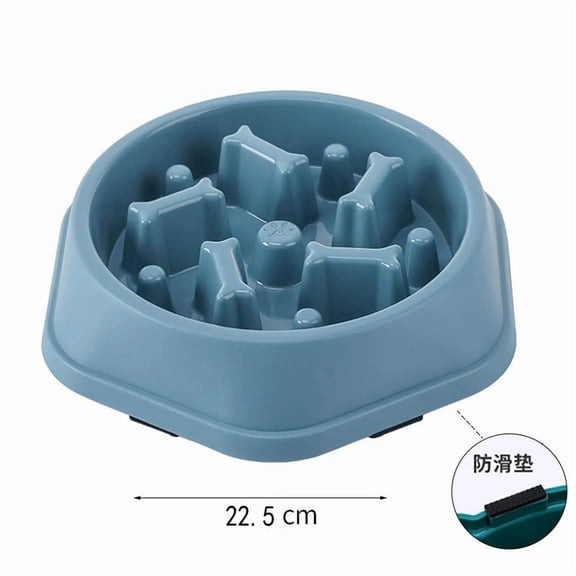 Slow Feeder Dog Bowl Anti-choking Puppy Food Bowl Anti-slip Pet Slow Eating Dog Dishes Puzzle Feeders for Dogs Small Medium