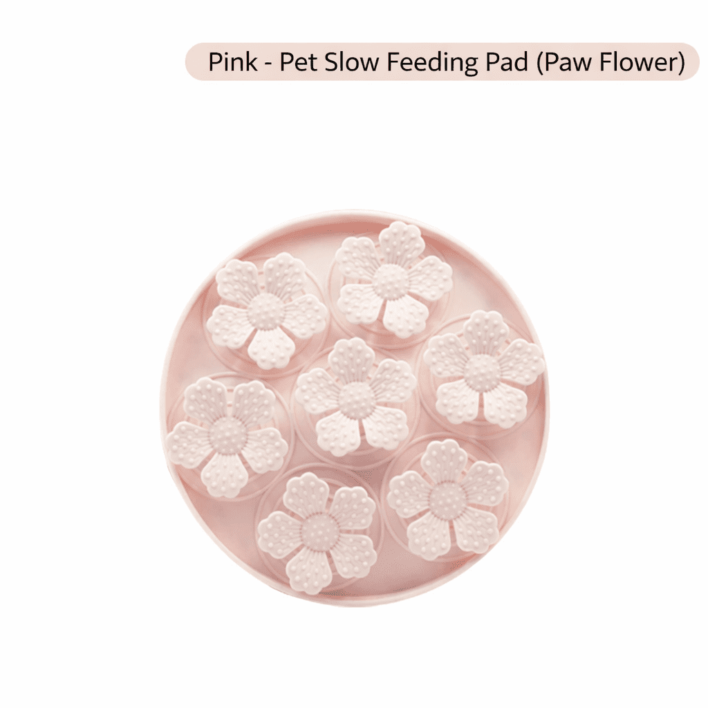 Slow Feeder Dog Bowl Food Grade Silicone Slow Feed Pet Bowl with Suction Cup Anti Slip Dog Feeding Bowl for Small Medium Dogs