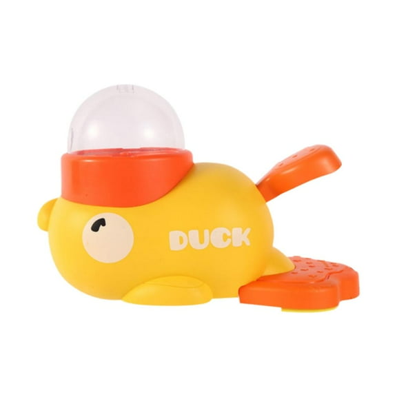 Slow Feeder Dog Bowl Interactive Duck Shaped Puzzle Food Dispensing Toy, Yellow Duck Pet Cat Automatic Feeding Machine Intelligent Interactive Dog Feeding Machine Dog Leakage Toy