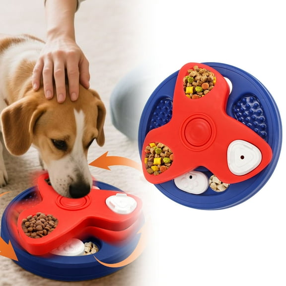 Slow Feeder Dog Bowl Interactive Puzzle Toy for Mental Enrichment Digestion Support IQ Training Pet Food Dispenser Suitable for All Breed Sizes