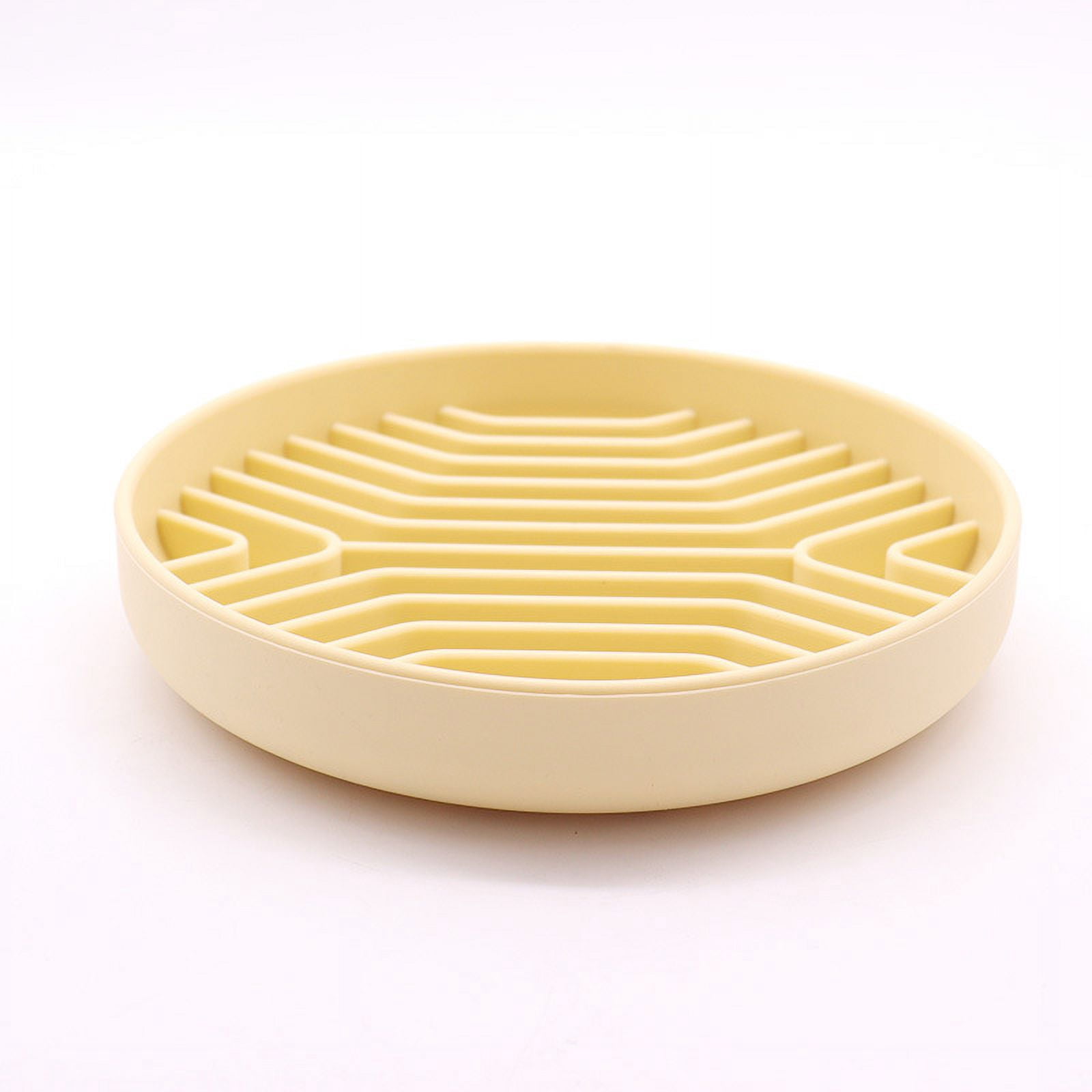 Dog Slow Feeder Bowl With Suction Cups - Silicone Puzzle Bowl For Medium/Small Dogs, Anti-Choking - View #3