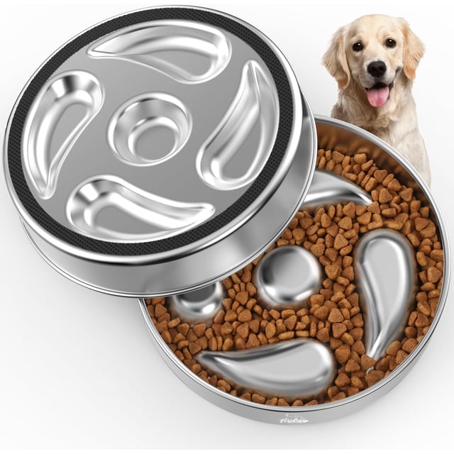 Beautiful view of Customizable Slow Feeder Bowls For Large Dogs