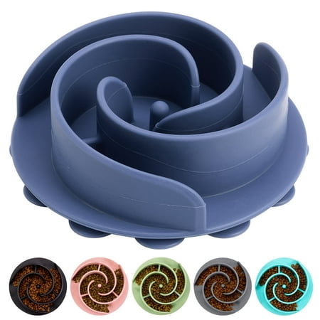 Slow Feeder Dog Bowls Insert, Bestalk Soft Silicone Dog Slow Eating Feeder Insert with Suction Cups for Small, Medium and Large Dogs, Fit into Basic Bowls and Elevated Dog Bowls