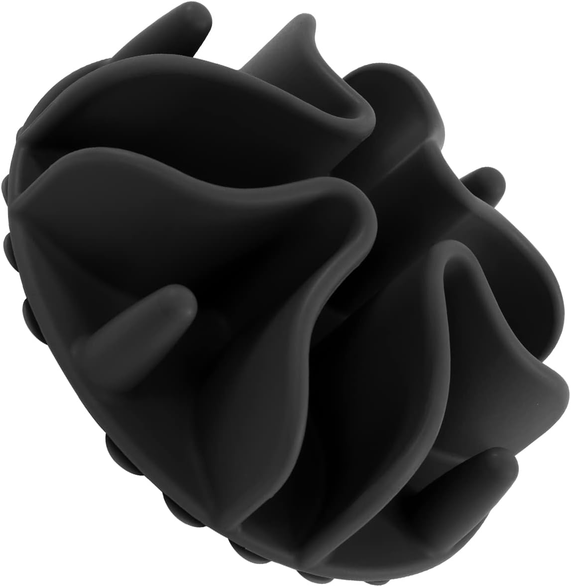 Slow Feeder Dog Bowls Insert, Puzzle Slow Feeder Insert with 51 Octopus Suction Cups for Medium Large Size Dog Food Bowl Over 6.5" Wide (Black)