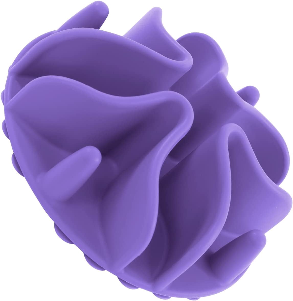 Slow Feeder Dog Bowls Insert, Puzzle Slow Feeder with 51 Octopus Suction Cups for Medium Large Size Dog Bowls Over 6.5" Wide (Purple)