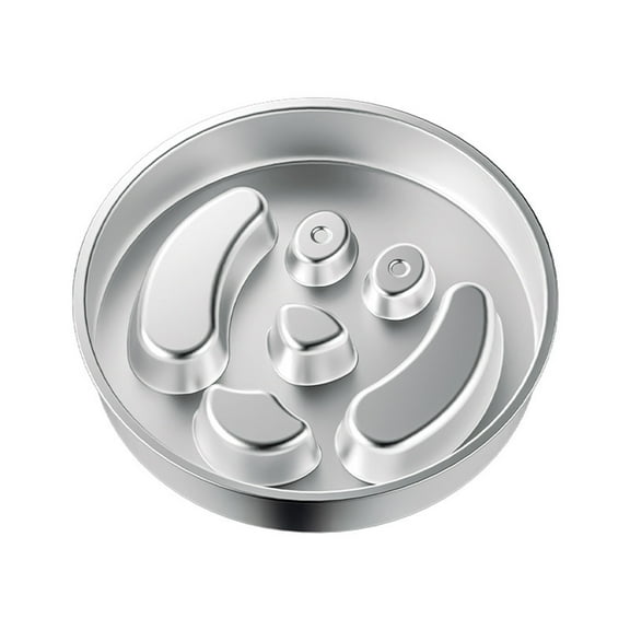 Slow Feeder Dog Bowls Small Breeds Dog Dish for Fast Eater,Stainless Steels Puzzle Bowl Small Dogs and Cats