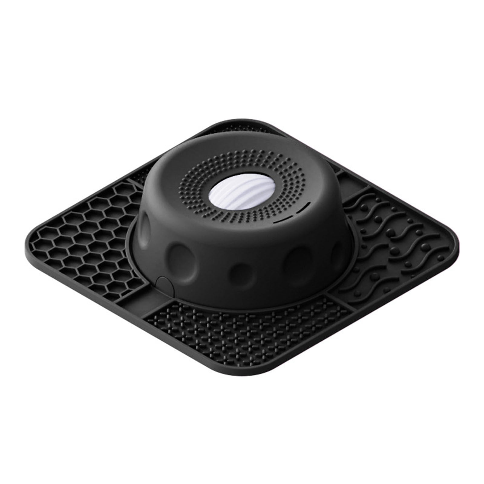 Slow Feeder Dog Lick Bowl With Rolling Ball, Anti-Slip Slow Feeding Bowl For Liquid Treats, Bone Broth, Yogurt,Wet Food, Anxiety Relief Enrichment Lick Toy For All Dogs & Cats 11"x9"x3"