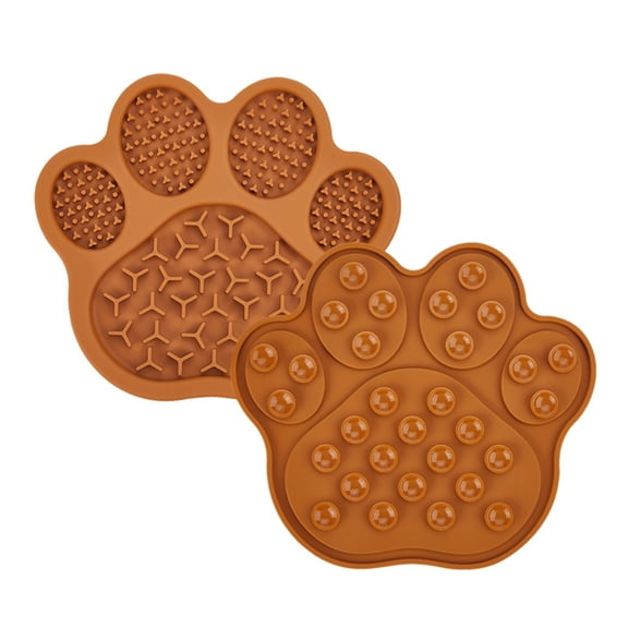 Slow Feeder Lick Mat for Dogs and Cats, Food Grade Silicone Licking Pad with Suction Cups, Non- Interactive Pet Feeding Mat for Anxiety Relief, Easy to Clean, 8x7 Inches (Size/Colour as Pictured)