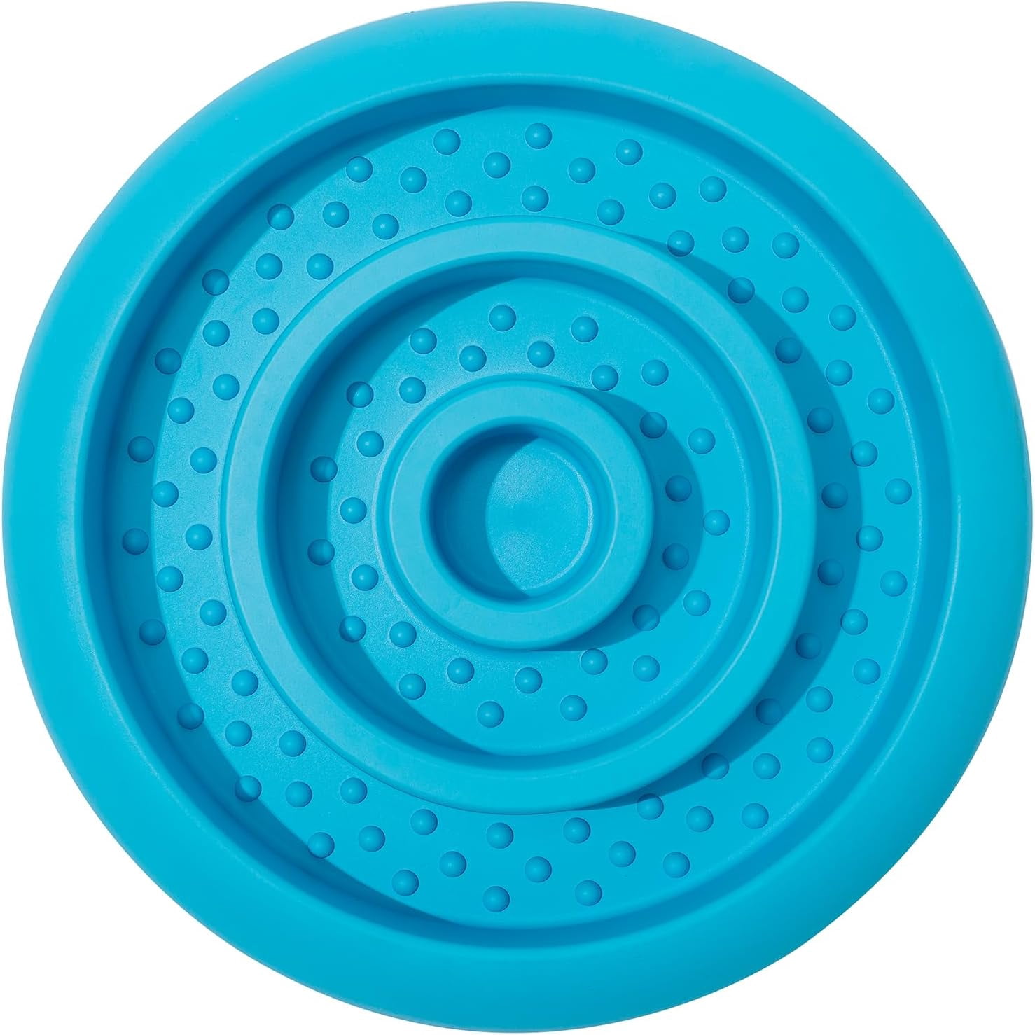 Slow Feeder Lick Mat for Dogs - Keep Them Busy - Natural Rubber Dog Frozen Treat Toys - Durable Interactive Enrichment Toys - Licking Dish for Dog De-Stressing, Blue