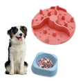 thumbnail image 1 of Slow Feeder Lick Mat for Dogs & Cats,Non-Slip Suction Base,Food-Grade Silicone Use with A Pet Bowl,Easy to Clean, 3-Zone Design, 1 of 6