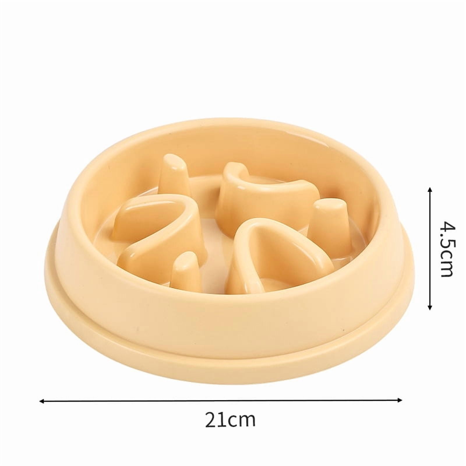 Slow Feeder Pet Bowl, Anti-Choking Dog Bowl, Non-Slip Anti-Spill Cat Slow Eating Bowl