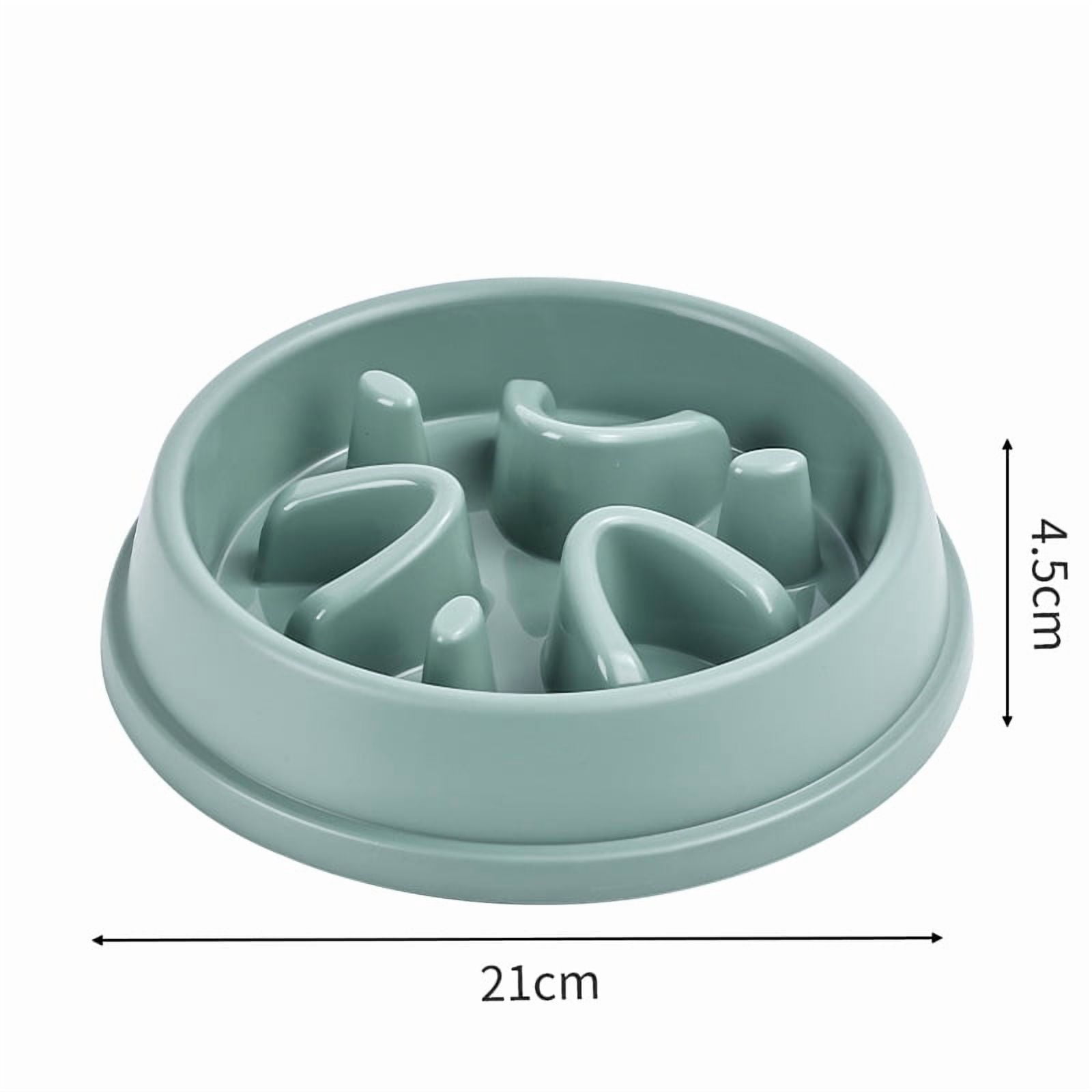 Slow Feeder Pet Bowl, Anti-Choking Dog Bowl, Non-Slip Anti-Spill Cat Slow Eating Bowl