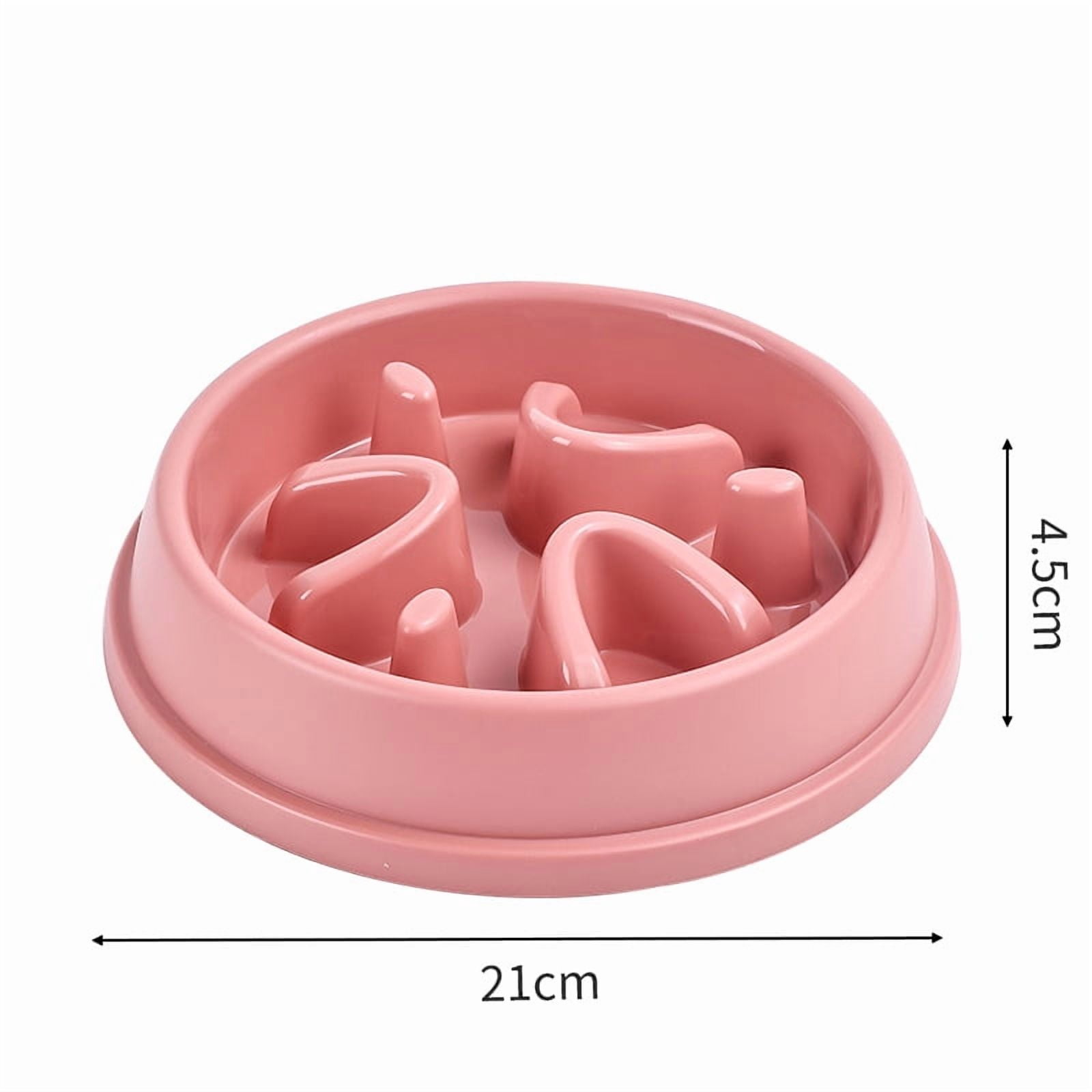 Slow Feeder Pet Bowl, Anti-Choking Dog Bowl, Non-Slip Anti-Spill Cat Slow Eating Bowl