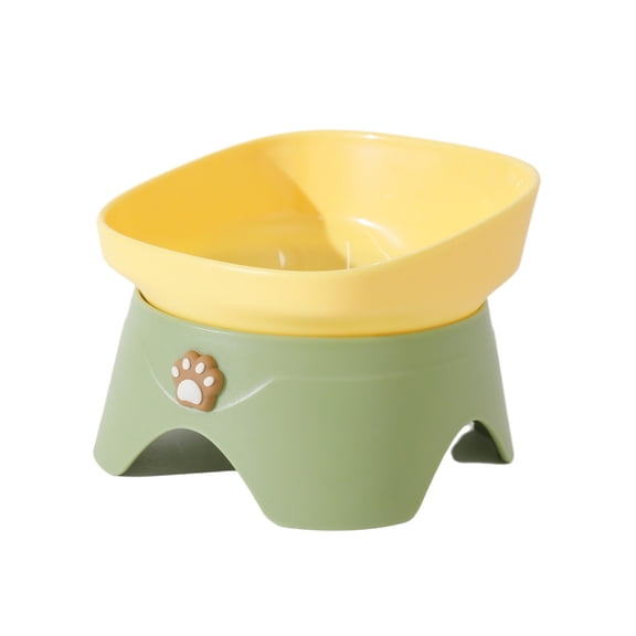 Slow Feeder for Cats Raised Food Bowls,Tilted Puppy Food and Water Bowl,Puppy Water Bowl Cat Food Dishes,Cat Food Bowls Cat Wet Food Bowl