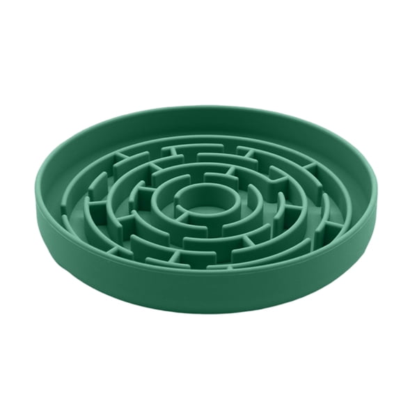 Interactive Slow Feeder Dog Bowl with Maze Design and Suction Base for Digestion and Mental Stimulation During Mealtime