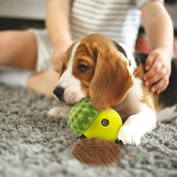 Slow Food Leakage Pet Ball For Dogs With Hollow Structure, Food Grade Silicone Bite Resistant Chew Toy, Helps Consume Excess Energy Separation Anxiety