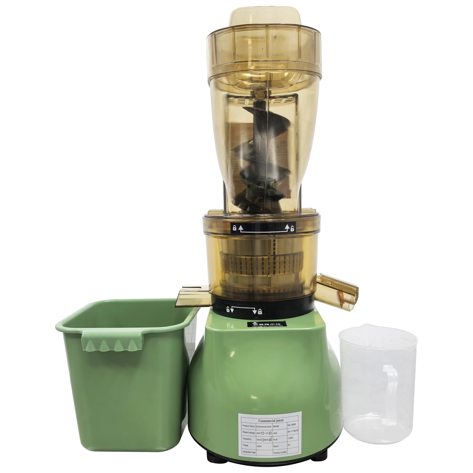 Slow Juicer Cold Press Machine for Fruit and Vegetable Juice Extraction Machine