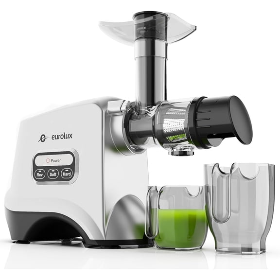 Slow Masticating Juicer Cold Press Machine for High-Yield Juice Extraction Quiet & Powerful Juicer for Fruits and Vegetables Easy to Clean, BPA-Free & Nutrient-Rich Compact Design