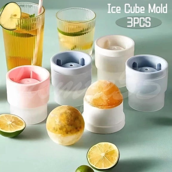 Slow-Melting Stackable Large Ice Cube Mold Maker For Whisky Cocktails Beverage