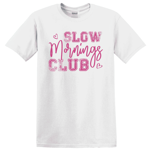 Slow Mornings Club Cozy Morning Weekend T-Shirt