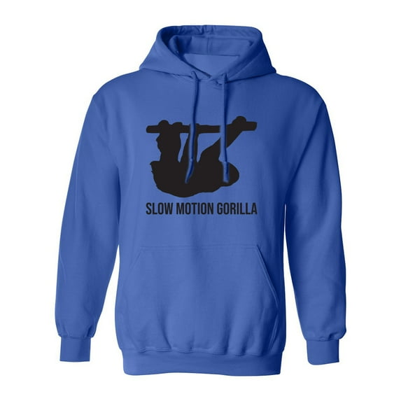 Slow Motion Gorilla Adult Hooded Sweatshirt