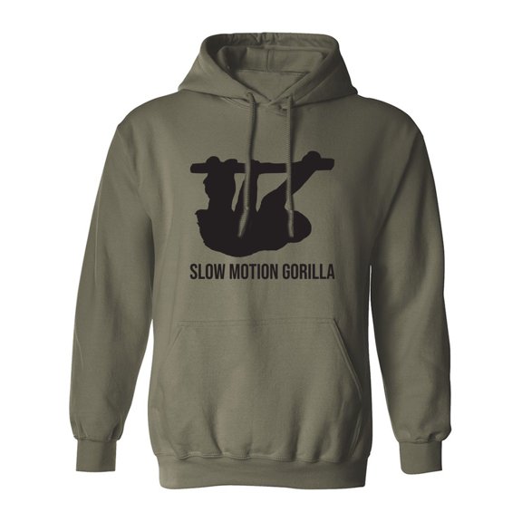 Slow Motion Gorilla Adult Hooded Sweatshirt