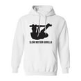 thumbnail image 1 of Slow Motion Gorilla Adult Hooded Sweatshirt, 1 of 1