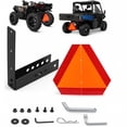 Slow Moving Vehicle Sign Bracket Kit for 2 Inch Hitch Receiver, Heavy ...
