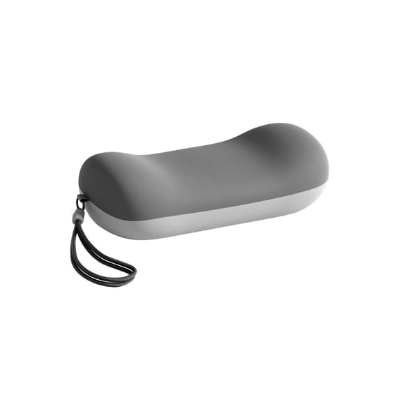 Slow Multifunctional Cotton Nap Pillow — Portable Neck Support, Office Use, Prone Pillow with Ice Silk Summer Cooling, Breathable, Removable & Washable,Gray