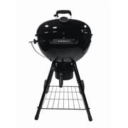 SnS Grills Slow N Sear 22 Black Edition Charcoal Kettle Grill Premium Two-Zone Smoking & Searing Kettle With Probe Port, Smoke Port & Lid Cradle