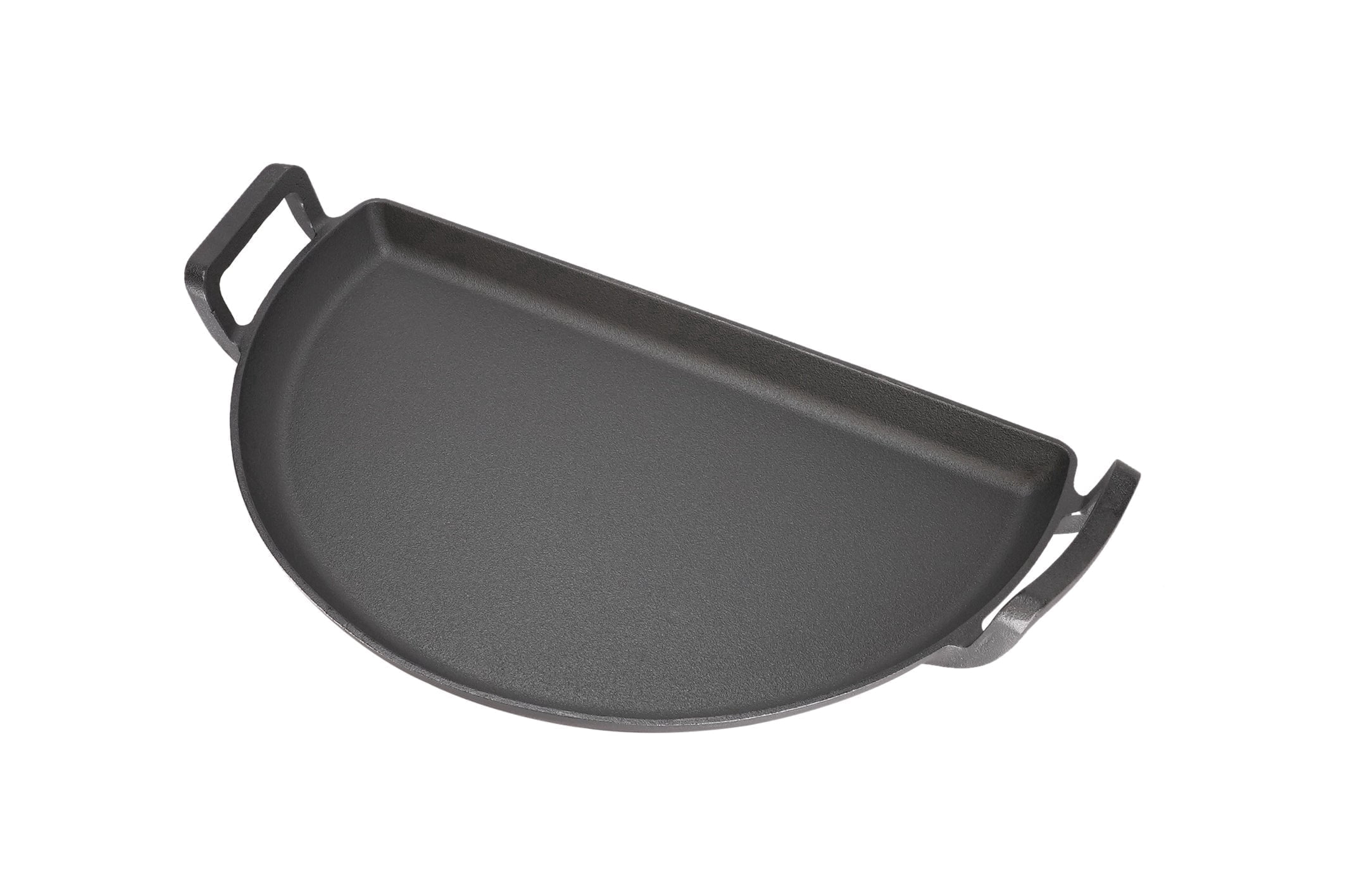 SnS Grills Slow 'N Sear® Cast Iron Drip 'N Griddle Pan 22" — 3-in-1 Cast Iron Drip Pan & Smashburger Griddle for Weber 22-Inch Kettle Grills