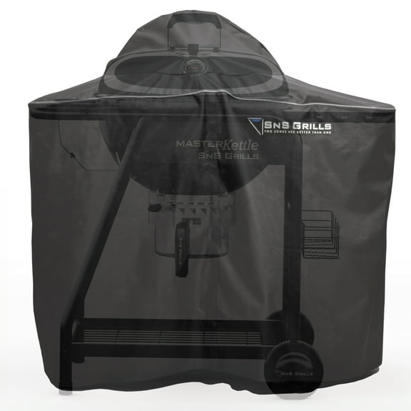 Slow 'N Sear MasterKettle 22" Grill Cover - Waterproof, UV Resistant Cover, Heavy Duty Outdoor BBQ Grill Protection