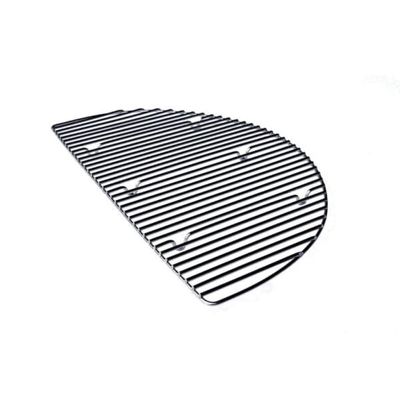 SnS Grills Slow 'N Sear Elevated Roasting Rack Stainless Steel Half-Moon Rack Fits Drip 'N Griddle Pan & Weber 22-Inch Kettle Grills