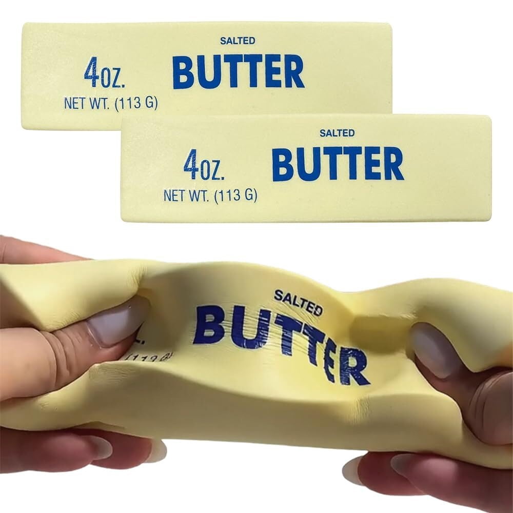 Butter Squishy, 2026 New 5.51x1.57inch Slow Rising Sensory Relaxation Tool, Premium Stress Relief Ball for Anxiety Relief, Party Favors & Office Daily Use