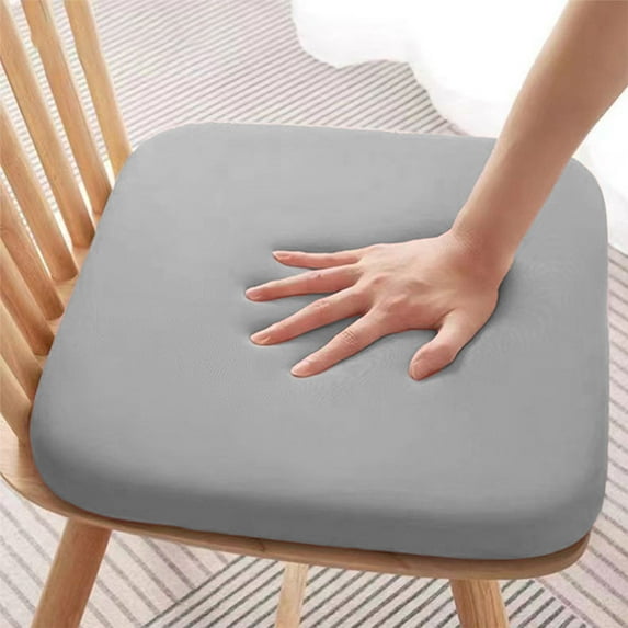 Slow Rebound Memory Foam Seat Cushion, Non-Slip Breathable Chair Pad for Office, Classroom, Kitchen, Restaurant and Car, Comfortable for Long Sitting, Easter Daily Supply, 2*16*16in, Gray