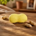 thumbnail image 1 of Slow Rebound Peanut Shaped Hand Compression Accessory in Yellow, Comfort Relax Gadget with Positive Symbolism for Indoor Desktop Arrangement, 1 of 6