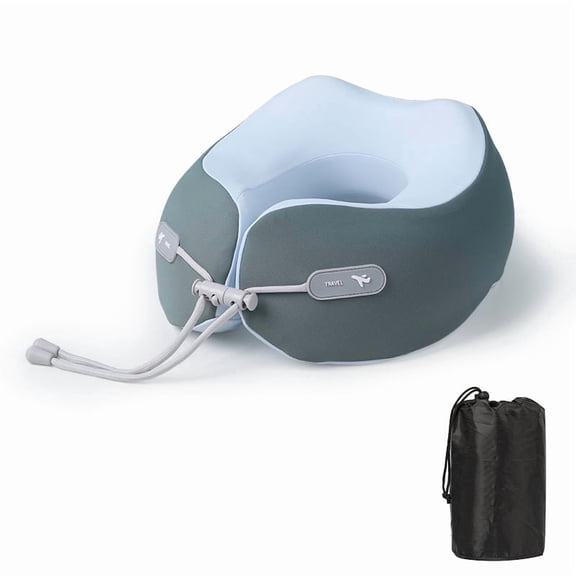 Slow Rebound Travel Pillow U-shaped Headrest Neck Support Pillow Nap Pillow Travel Airplane Pillow For Office travel Airplane